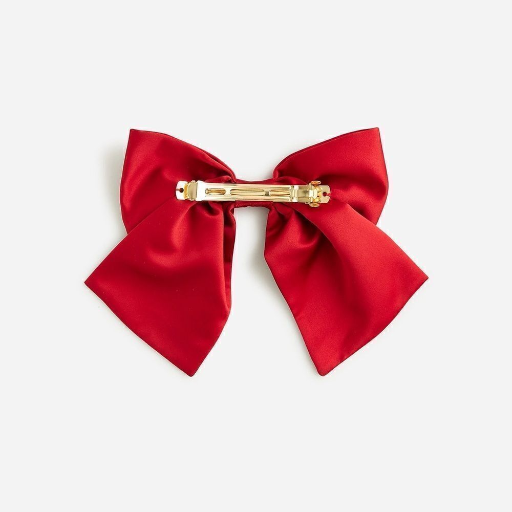 ❤️NWT J. Crew Satin Bow Hair Accessory - Picture 3 of 4